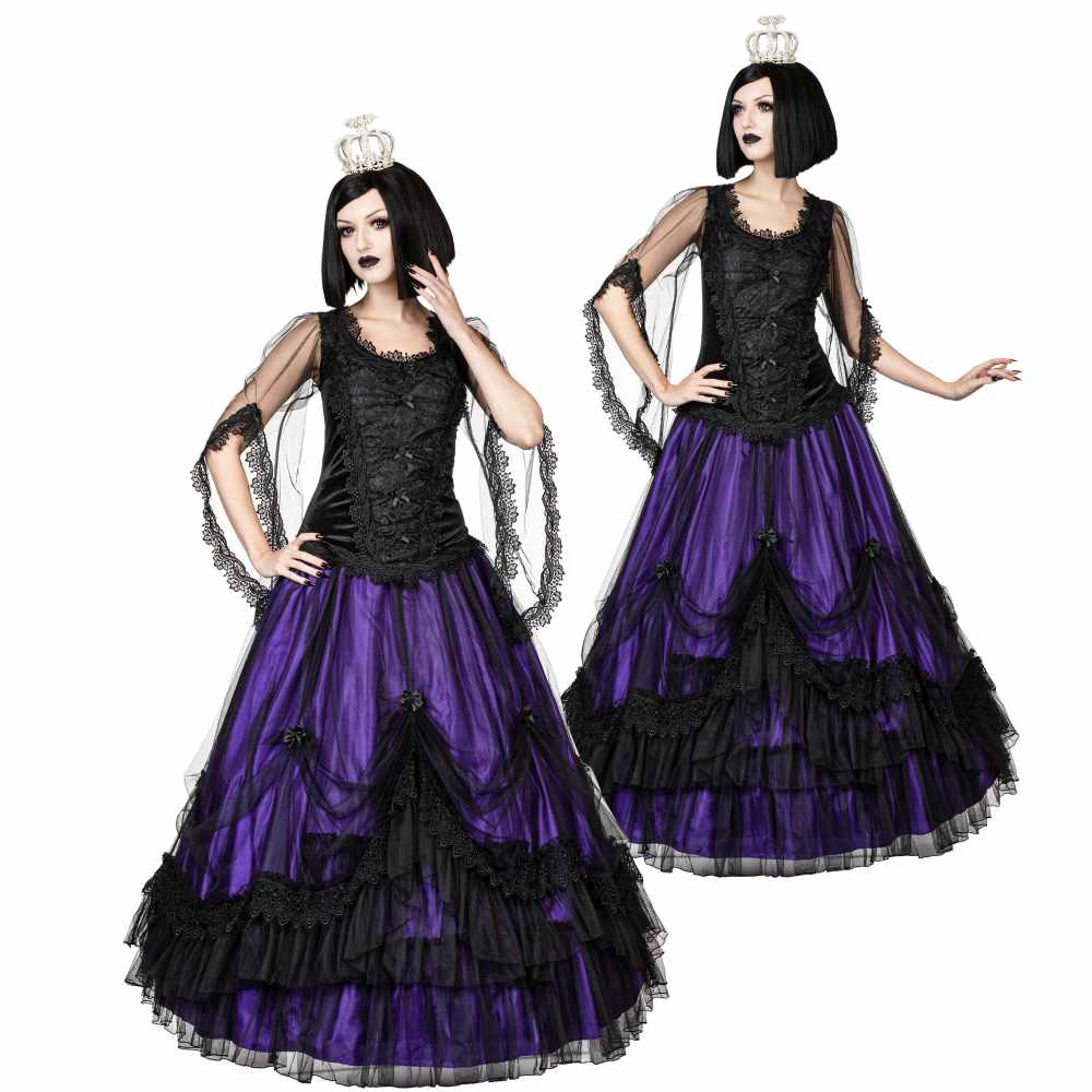 Sinister - 1213 Lange rok - Paars